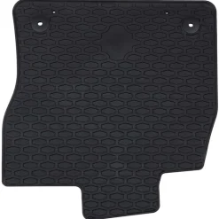 vidaXL Autobodemmat 4 pcs Zwart Rubber