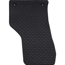 vidaXL Autobodemmat 4 pcs Zwart Rubber