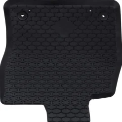 vidaXL Autobodemmat 4 pcs Zwart Rubber