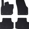 vidaXL Autobodemmat 4 pcs Zwart geschikt voor VW TIGUAN TDI 2024-