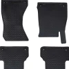 vidaXL Autobodemmat 4 pcs Zwart geschikt voor Audi A4 B9 2015-2024
