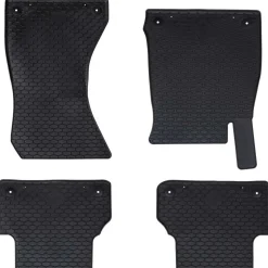 vidaXL Autobodemmat 4 pcs Zwart geschikt voor Audi A4 B9 2015-2024