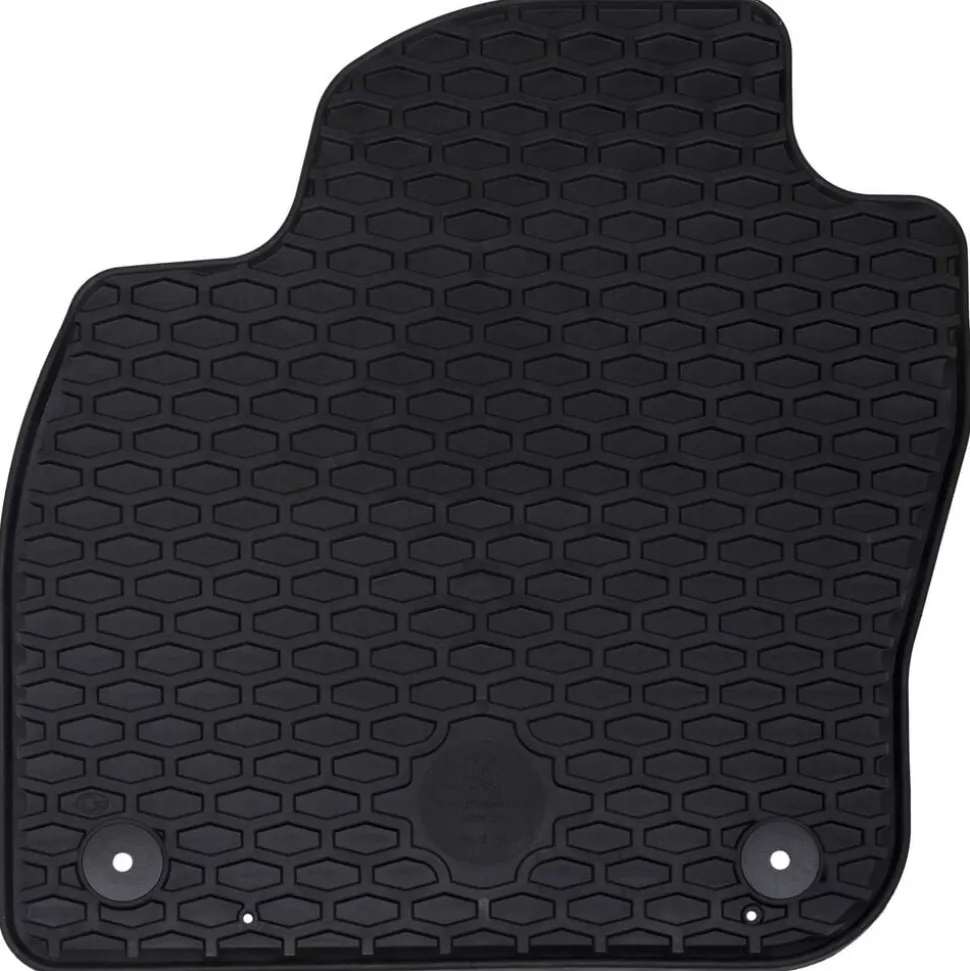 vidaXL Autobodemmat 4 pcs Zwart Geschikt voor VW T-CROSS 2019- Rubber