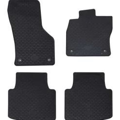 vidaXL Autobodemmat 4 pcs Zwart geschikt voor VW Arteon 2017- 4D Aft