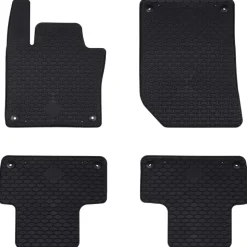 vidaXL Autobodemmat 4 pcs Zwart Geschikt voor Volvo XC60 2018- Rubber