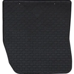 vidaXL Autobodemmat 4 pcs Zwart Rubber