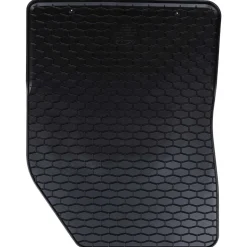 vidaXL Autobodemmat 4 pcs Zwart Rubber