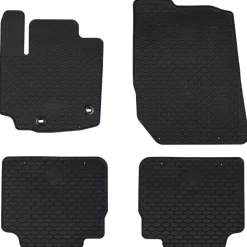 vidaXL Autobodemmat 4 pcs Zwart Geschikt voor Suzuki S-CROSS 2022-