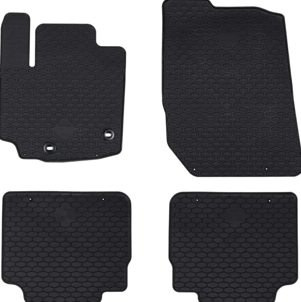 vidaXL Autobodemmat 4 pcs Zwart Geschikt voor Suzuki S-CROSS 2022-