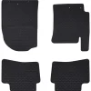 vidaXL Autobodemmat 4 pcs Zwart geschikt voor Kia RIO, STONIC 2017-
