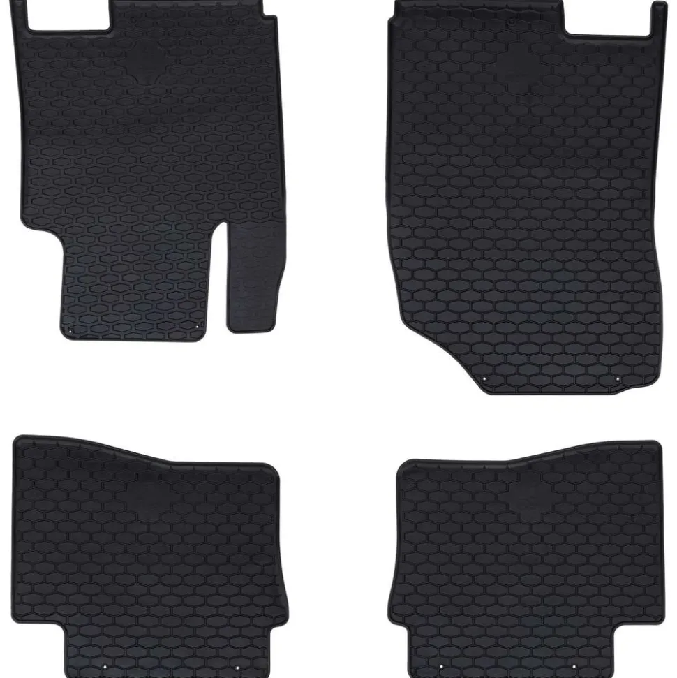 vidaXL Autobodemmat 4 pcs Zwart Geschikt voor HYUNDAI i20 2014-2019