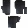 vidaXL Autobodemmat 3 pcs Zwart geschikt voor VW CRAFTER 2017- Rubber