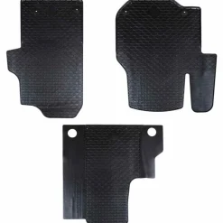 vidaXL Autobodemmat 3 pcs Zwart geschikt voor VW CRAFTER 2017- Rubber
