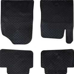 vidaXL Autobodemmat 4 pcs Zwart geschikt voor Hyundai i30 2017 Rubber