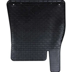 vidaXL Autobodemmat 4 pcs Zwart Rubber