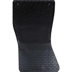 vidaXL Autobodemmat 4 pcs Zwart Rubber