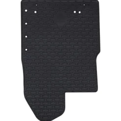 vidaXL Autobodemmat 3 pcs Zwart Rubber