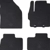 vidaXL Autobodemmat 4 pcs Zwart geschikt voor Toyota AYGO X 2022-