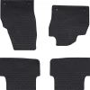 vidaXL Autobodemmat 4 pcs Zwart geschikt voor Škoda FABIA 2021- Rubber