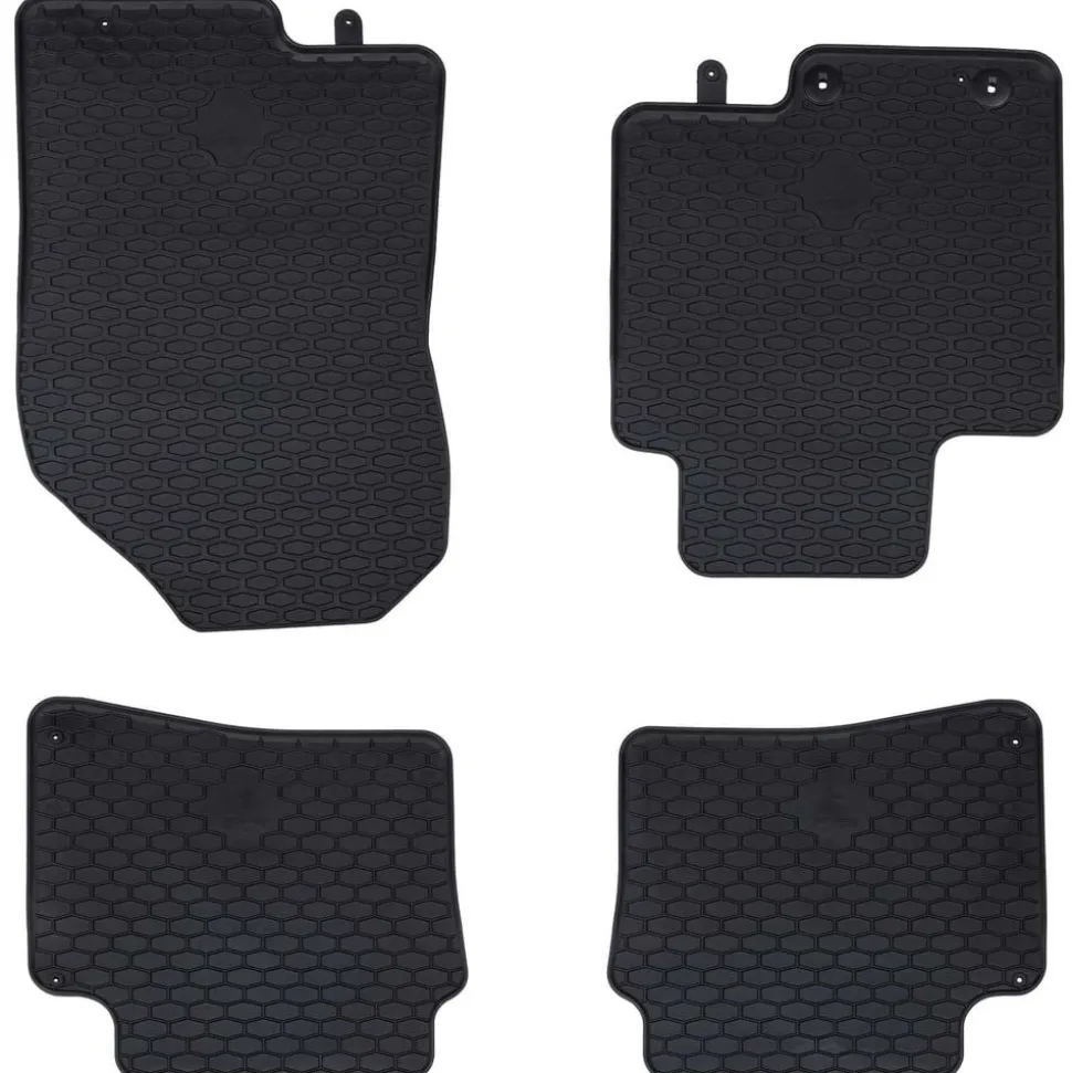 vidaXL Autobodemmat 4 pcs Zwart geschikt voor Hyundai i20 2020- Rubber