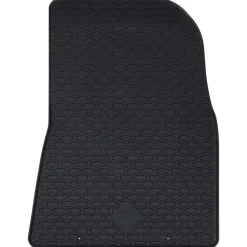 vidaXL Autobodemmat 4 pcs Zwart Rubber