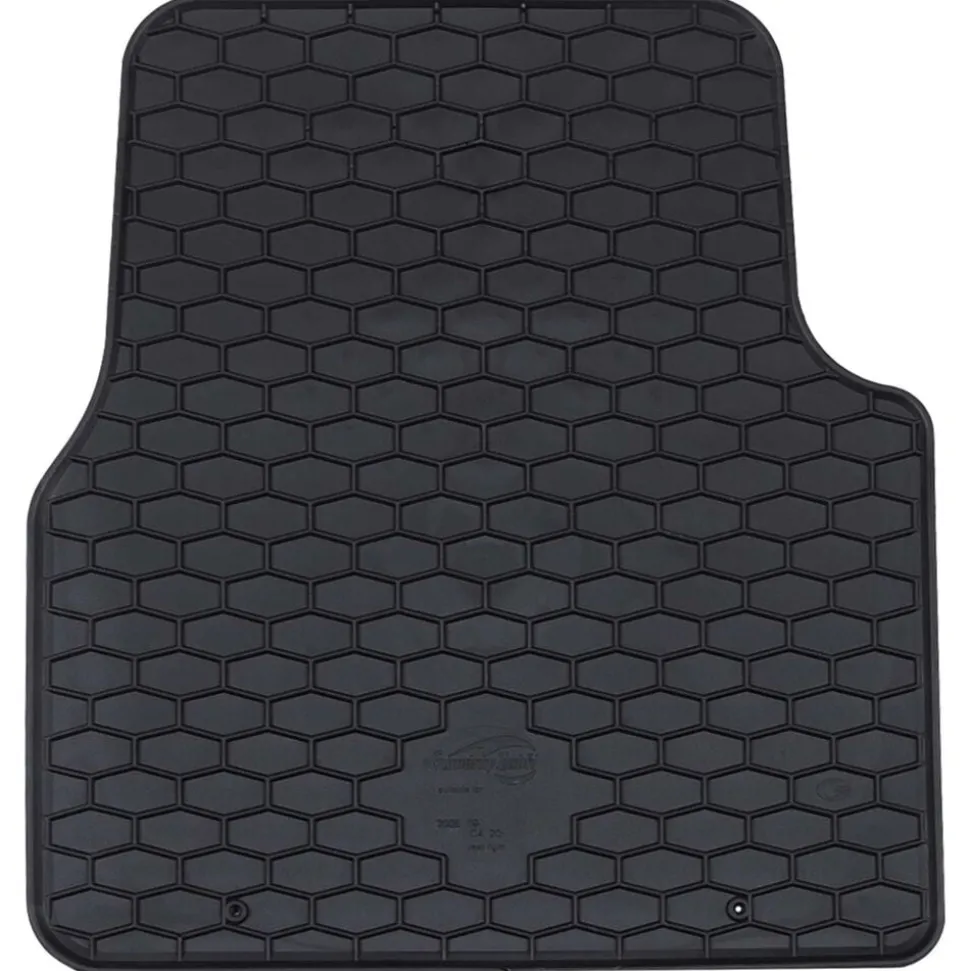 vidaXL Autobodemmat 4 pcs Zwart Geschikt voor C4 2021- Rubber