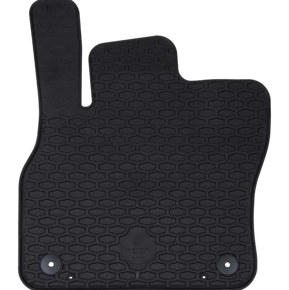 vidaXL Autobodemmat 4 pcs Zwart Geschikt voor Audi Q3 2019-2025 Rubber