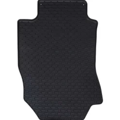 vidaXL Autobodemmat 4 pcs Zwart Rubber