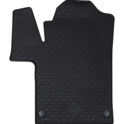 vidaXL Autobodemmat 2 pcs Zwart Rubber