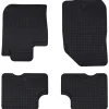 vidaXL Autobodemmat 4 pcs Zwart geschikt voor DACIA DUSTER 2010-2017