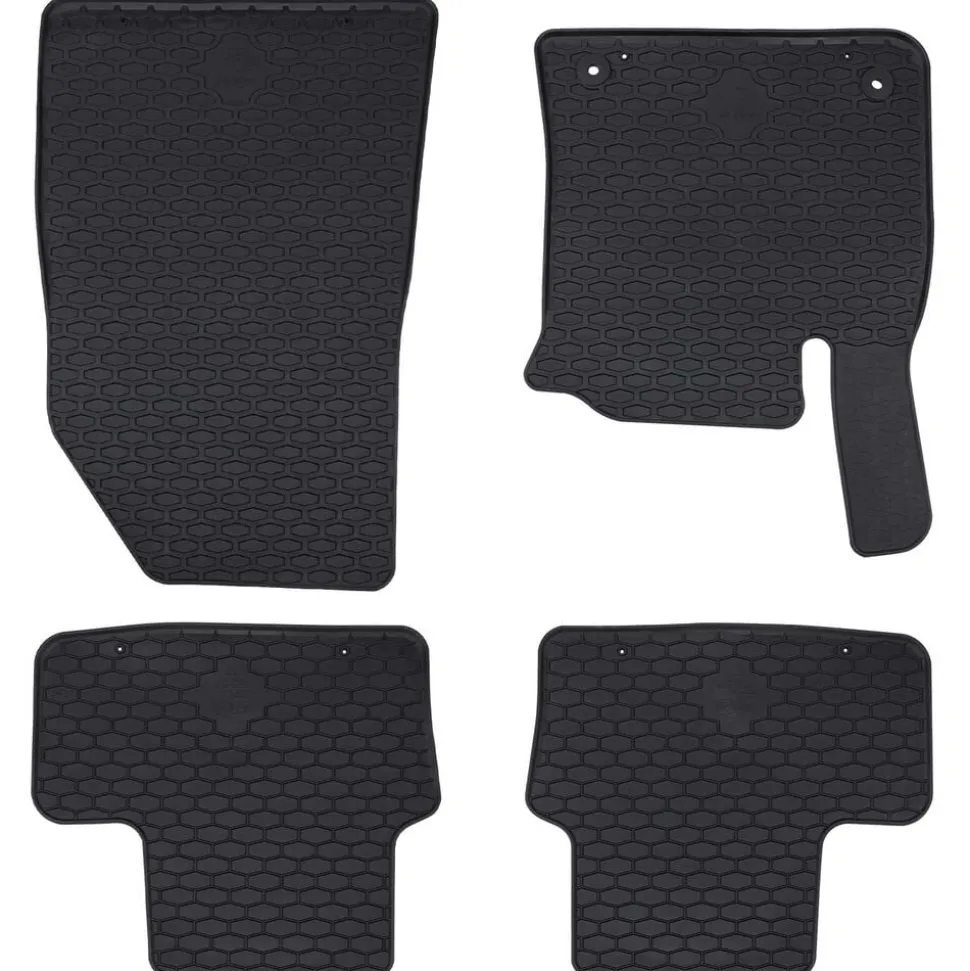 vidaXL Autobodemmat 4 pcs Zwart geschikt voor CAPTUR 2020- Rubber