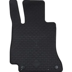 vidaXL Autobodemmat 4 pcs Zwart Rubber