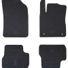 vidaXL Autobodemmat 4 pcs Zwart geschikt voor C3 2017-2024 Rubber