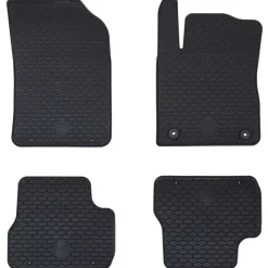 vidaXL Autobodemmat 4 pcs Zwart geschikt voor C3 2017-2024 Rubber