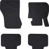 vidaXL Autobodemmat 4 pcs Zwart geschikt voor BMW 1er 2017- Rubber