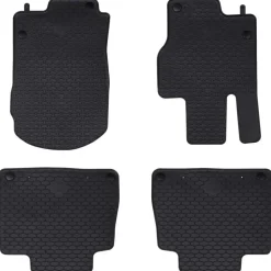 vidaXL Autobodemmat 4 pcs Zwart Geschikt voor MB GLE , GLS 2019-