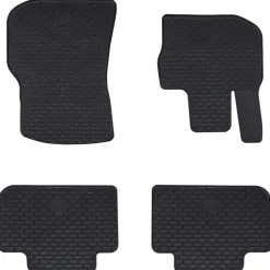 vidaXL Autobodemmat 4 pcs Zwart Geschikt voor BMW X3, X4 2018-4D Aft