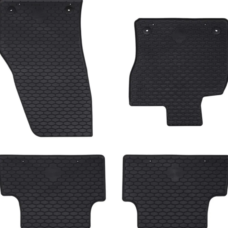vidaXL Autobodemmat 4 pcs Zwart geschikt voor T-ROC Cabrio 2019-