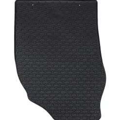 vidaXL Autobodemmat 4 pcs Zwart Rubber