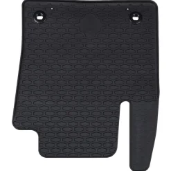 vidaXL Autobodemmat 4 pcs Zwart Rubber