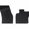 vidaXL Autobodemmat 2 pcs Zwart Geschikt voor VW CADDY 2020- Rubber