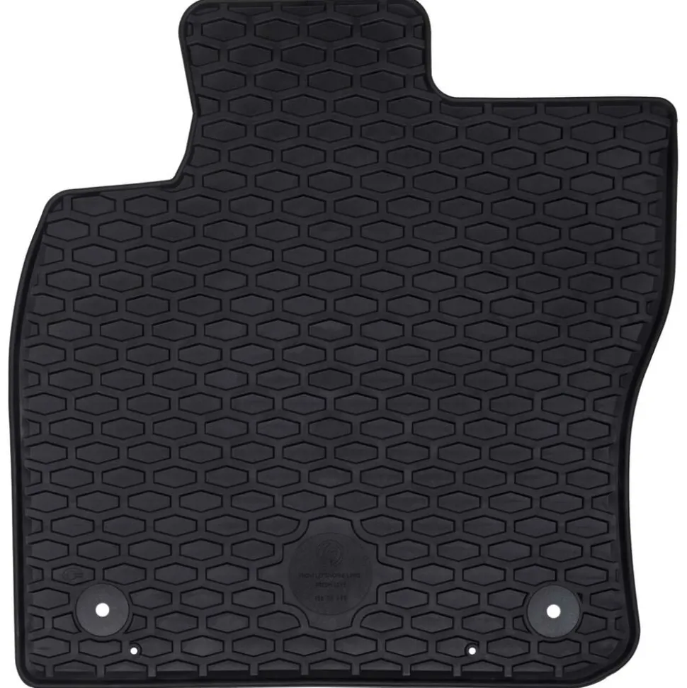 vidaXL Autobodemmat 2 pcs Zwart Geschikt voor VW CADDY 2020- Rubber