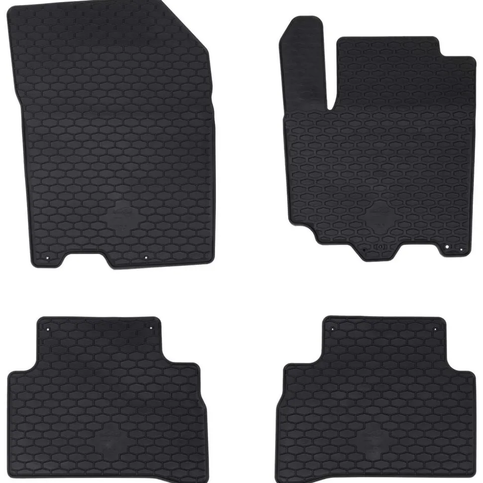 vidaXL Autobodemmat 4 pcs Zwart Geschikt voor Suzuki VITARA 2015-
