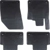 vidaXL Autobodemmat 4 pcs Zwart Rubber