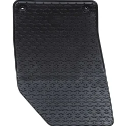 vidaXL Autobodemmat 4 pcs Zwart Rubber