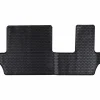 vidaXL Autobodemmat Zwart Rubber