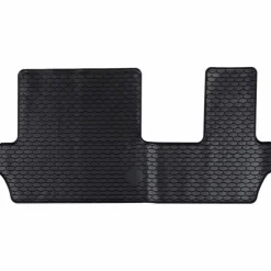 vidaXL Autobodemmat Zwart Rubber