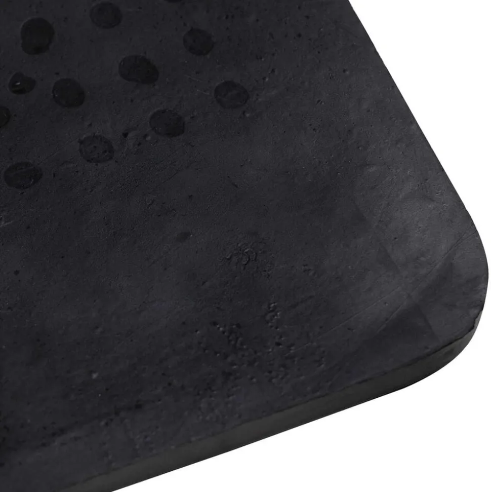 vidaXL Autobodemmat Zwart Rubber