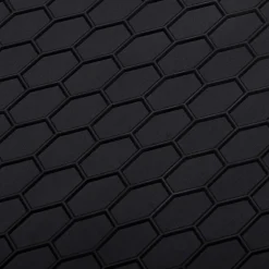 vidaXL Autobodemmat Zwart Rubber