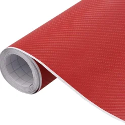 vidaXL Autofolie 4D 100x150 cm rood